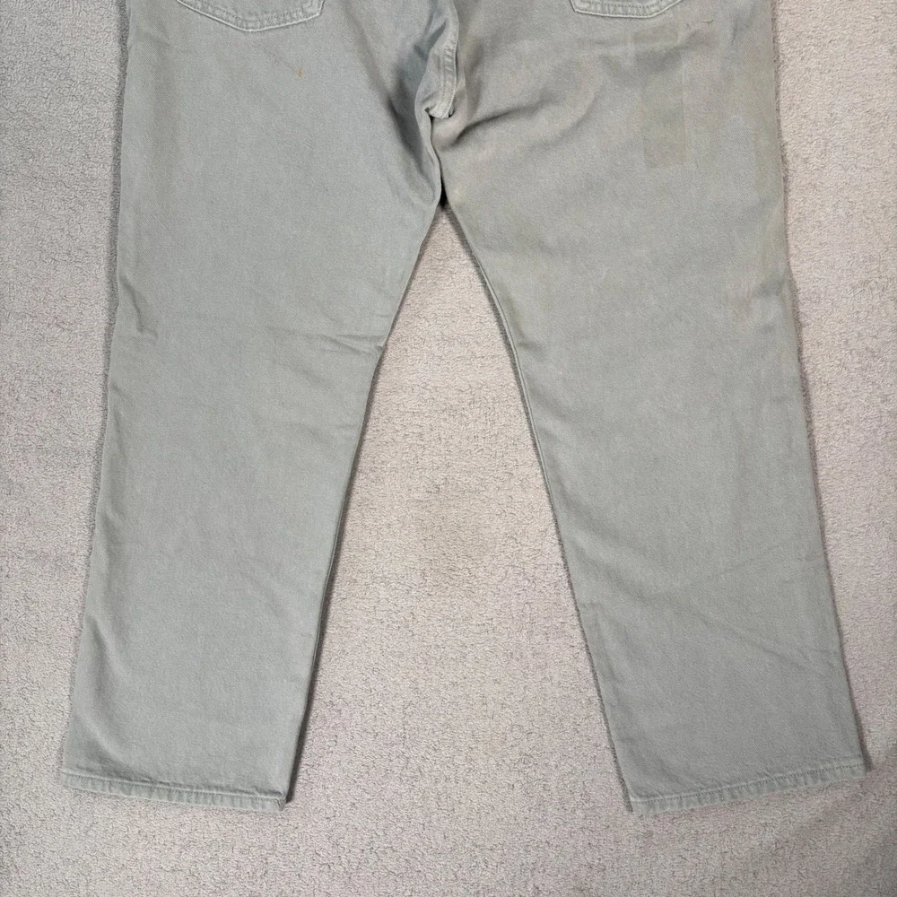 Levis‎ 501 Jeans Mens 36x27 Light Gray Straight Leg Button Fly Y2K USA